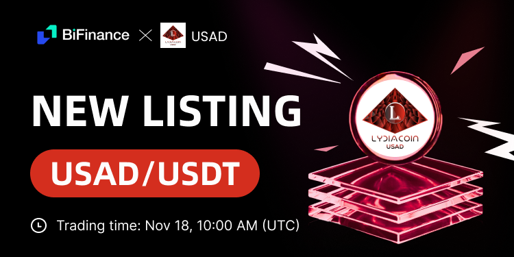 BiFinance listed USAD &mdash; Expanding Its Global Stablecoin Ecosystem